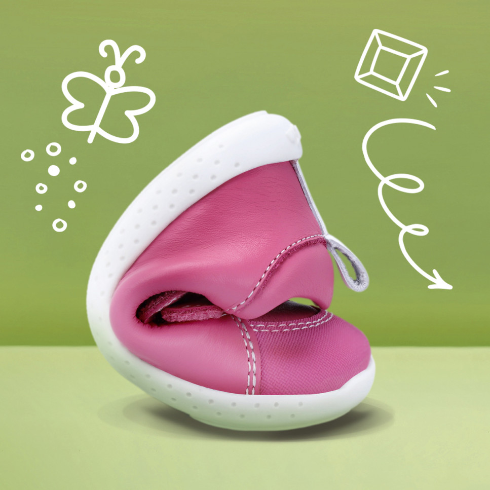 Celoroční barefoot obuv GARVALÍN  242322-C SAUVAGE rosy 