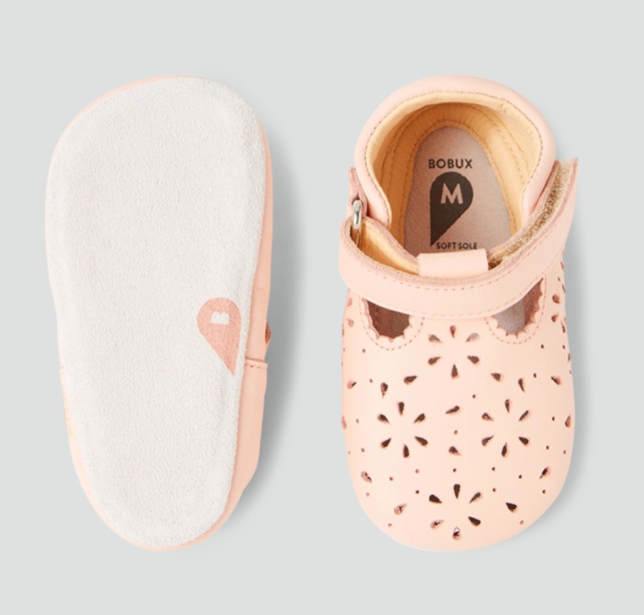 Bobux capáčky - 1224-182-48 - lacey - peach parfait