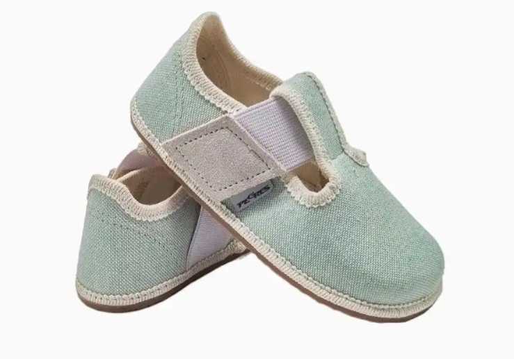 PEGRES barefoot papučky SBF 06U mint