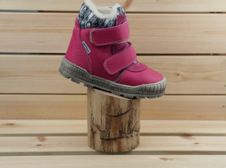 Zimní boty Pegres 01702,02 růžová vel.31-35