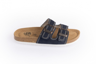 BF Pantofle BY-213-17-99 modrá-navy
