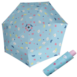 DOPPLER - dětský skládací deštník - Kids Mini RAINY DAY BLUE