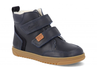 LURCHI zimní barefoot obuv MILIO-TEX NAPPA navy 33-54004-02