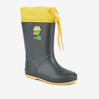 Zateplené holínky COQUI RAINY HERO 8558 antracit/žlutá