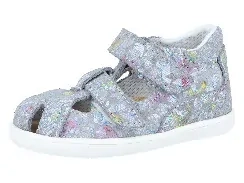 Sandály Jonap 041/S - šedá motýlci