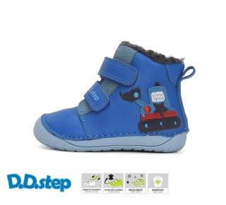 D.D.step - Zimní barefoot obuv W070-42154A calypso sky