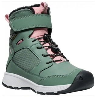 KEEN - SKUA WINTER WP - dark forest/rose elegance