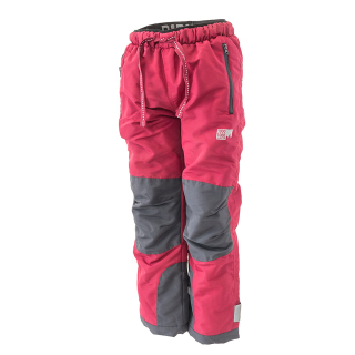 Pidilidi sportovní outdoorové kalhoty, podšité fleecem PD1121-16 vínová