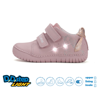 D.D.step celoroční obuv S050-61970AM +led osvětlení 